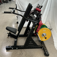 Presse à épaules commerciale robuste à ressorts, appareil de musculation en métal, design pliable et réglable, capacité de charge de 80 kg pour