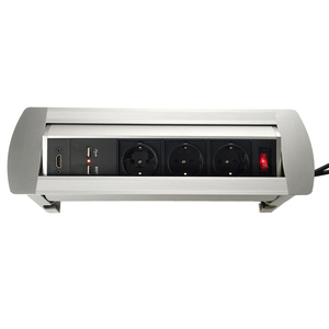 EU Plug <strong>Socket</strong> Factory <strong>Supplier</strong> Manual Flip <strong>Socket</strong> Aluminium Multimedia <strong>USB</strong> <strong>Socket</strong> - Product Image 4