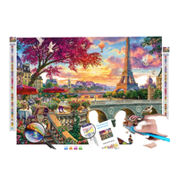 Kit de peinture au diamant 5D personnalisé, meilleure qualité, portrait peint à la main, toile d'art