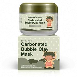 Máscara Oem Bioaqua Venta caliente Little Black Pig Limpieza profunda Mascarilla <span class=keywords><strong>de</strong></span> barro Hidratante Carbonatada Burbuja Máscara facial en polvo - Product Image 3