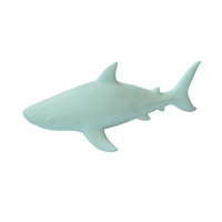 En gros Bois Effet Résine Figurine Requin Plage Nautique En Polyrésine et Métal Sirène Décoratif Girouette