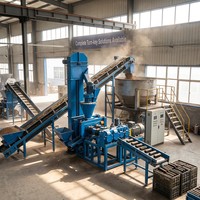 Presse à briquettes automatique sur mesure pour charbon de mine, minerai de manganèse et de fer, et poudre d'aluminium – Prix usine