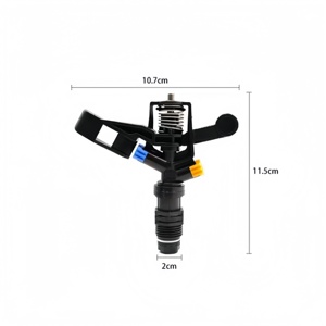 ネジ式接続インパクトスプリンクラー 農業・庭園灌漑用 1/2インチ径 モデル044 プラスチック製散水ツール - Product Image 4