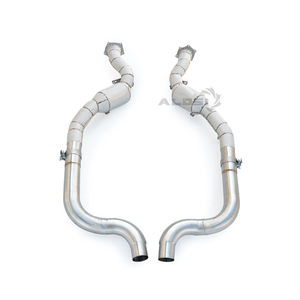 Downpipe di Scarico con Catalizzatore Modificato per Porsche Panamera <span class=keywords><strong>Turbo</strong></span>/<span class=keywords><strong>Turbo</strong></span> S 4.8T 970 2009-2016, Spedito dalla Fabbrica - Product Image 4