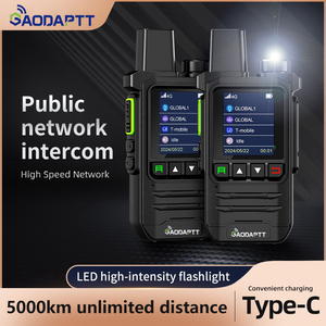 Radio POC GaodaPTT K12 Global 4G LTE de Largo Alcance (5000KM), Walkie Talkie con Tarjeta SIM, Función Push-to-Talk sobre Red Celular, Compatible con Xin POC - Product Image 5