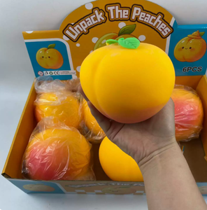 Jouet créatif en TPR en forme de fruits et légumes simulés, raisins de grande taille à rebond lent, ultra-doux et durables, modèle anti-stress pour enfants - Product Image 5