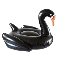 Cygne flottant radeau gonflable eau adulte oie blanche équitation PVC flottant lit inclinable