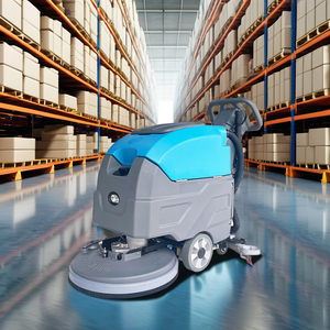 Factory Price CE Commercial Clean <b>Machine</b> Floor Cleaner Industrial <b>Walk</b> Behind Floor Scrubber - Product Image 1