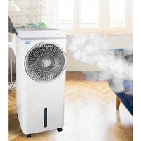 Ventilateur rafraîchisseur d'air évaporatif portable avec fonction de brumisation et humidification, réservoir d'eau 30L+4L, prix usine pour appareils électroménagers