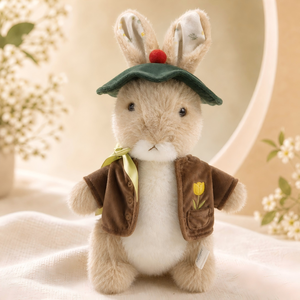 Peluche Peter Rabbit Floral Meadow, Poupée Jemima Puddle Duck, Jouet en Peluche Tom Kitten, PVC Fibre <span class=keywords><strong>de</strong></span> Polyester 38cm, Décoration <span class=keywords><strong>de</strong></span> Chambre d'Enfant, Cadeau - Product Image 1