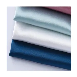 95GSM Arman Seiden satin für Digitaldruck gewebte Polyester Spandex glänzend satin ierte Telas für Kleid Stretch matt Stoff Satin