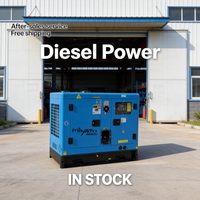 Générateur diesel silencieux triphasé 220V 380V avec alternateur Stanford pour centre commercial, port, pétrole et gaz, 20kW 30kW 40kW 50kW 100kW 150kW