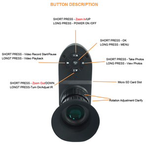 2025 New megaorei 4 1080P độ nét cao màn hình lớn hồng ngoại Kính thiên văn một mắt đêm tầm nhìn thiết bị săn bắn phạm vi - Product Image 3