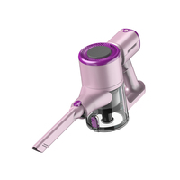 Aspirateur sans sac HEPA à moteur sans balais sans fil alimenté par batterie anti-emmêlement 2 en 1 debout