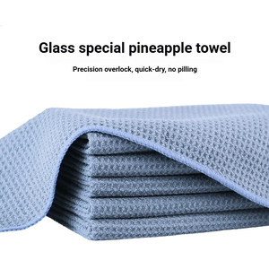 Toalla Absorbente de 400 GSM, 40*40, Secado Rápido, <span class=keywords><strong>para</strong></span> Limpieza Interior de Automóviles, Paños de Microfibra con Tejido Waffle, Logotipo Personalizado - Product Image 1