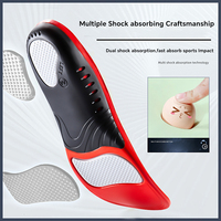 Orthèses de soutien de la voûte plantaire personnalisables, inserts de sport pour pieds plats, course à pied, avec matériau PU, bon amorti, coussinets de pied unisexes