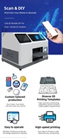 Imprimante UV DIY pour petites entreprises, pour cadeaux personnalisés, imprimante UV à plat de bureau A4 A3 avec effet 3D en relief et vernis