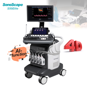 Chariot médical intelligent S50elite, appareil d'échographie 3D 4D avec fonction IA pour obstétrique et gynécologie, appareil d'échographie S50elite - Product Image 1