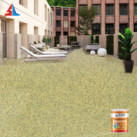 Peinture à base d'eau effet marbre sable coloré époxy industriel