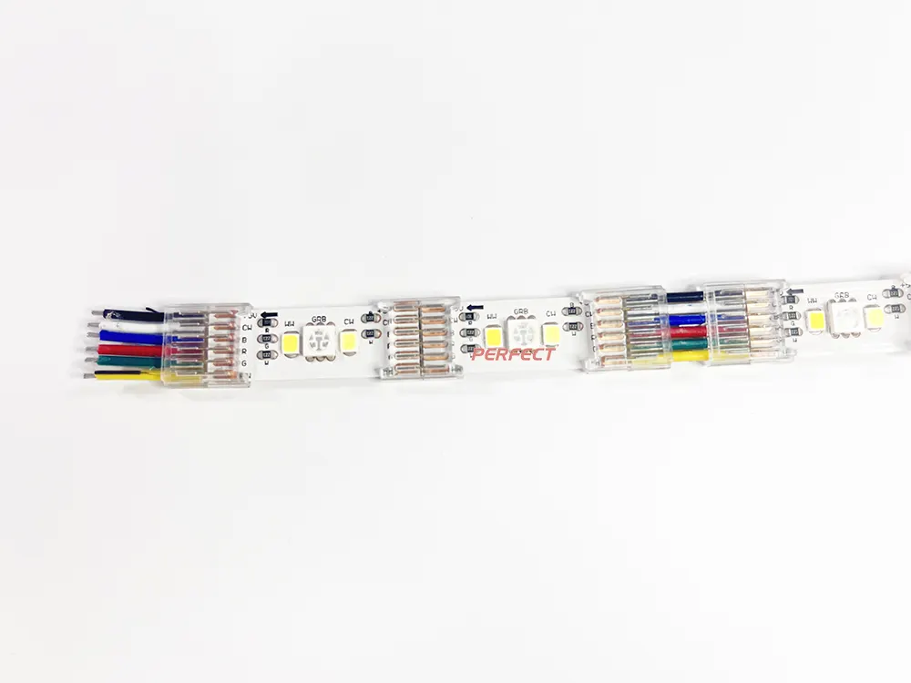 Bande à fil SMD5050 SMD2835 connecteur de bande LED sans soudure pour bande lumineuse Led