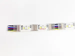 Strip Ke Kawat SMD5050 SMD2835 Konektor Tanpa Solder Konektor Strip LED untuk Lampu Strip Led