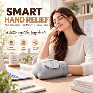 Guante de Masaje Eléctrico para Manos con Calor y Compresión, Soporte para Muñeca, Control Remoto Inalámbrico - Product Image 2
