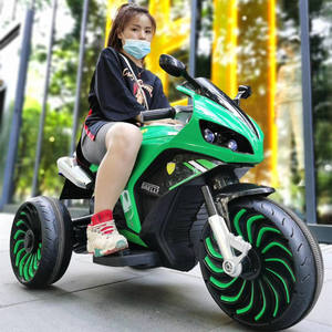 大量出售三闪光轮儿童电动摩托车/便宜的电池驱动摩托车 - Product Image 5