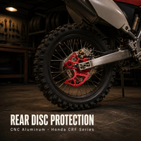 Protection universelle de disque de frein arrière de moto, durable, type aileron de requin, pour moto tout-terrain