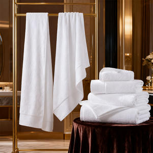מלון 5 כוכבים ספא בתפזורת מגבות 100% כותנה ברמה מסחרית יוקרה עבור יד פנים, אספקה סיטונאית הגוף - Product Image 4