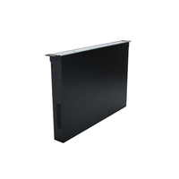 Boîtier en aluminium anodisé sablé 1U 300mm pour châssis en tôle, rack d'amplificateur ATX, petite boîte métallique personnalisée, armoire électronique