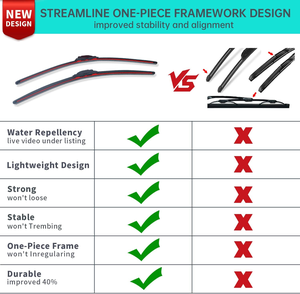 Parabrisas 99% tablero de PC rojo ranuras internas sin marco 16 adaptadores limpiaparabrisas de coche multifunción adecuados para coche - Product Image 4