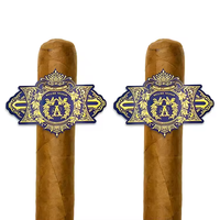 Autocollant de cigare de quantité minimale de commande bas bande d'étiquette d'anneau de cigare d'impression claire autocollants de feuille d'or en relief
