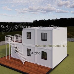 Hai Tầng thép container hiện đại thoáng khí tích hợp nhà ở khu dân cư gói hộp phòng khách khu vực danh lam thắng cảnh di chuyển đơn giản - Product Image 2