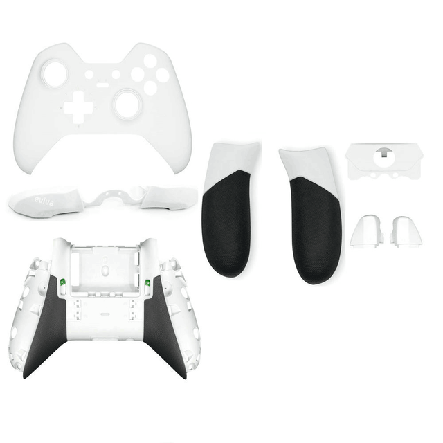 Housing Cover Case for Xbox Elite Series 1 Controller Front Shell Back Bottom Cover Rubber Grips LB RB Bumper for Xbox One Elite
