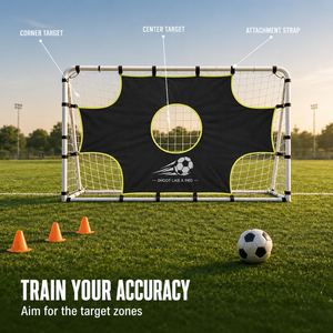 Red <span class=keywords><strong>de</strong></span> Fútbol Plegable y Resistente <span class=keywords><strong>de</strong></span> Poliéster <span class=keywords><strong>para</strong></span> Entrenamiento 5v5, 7v7, 11v11, con Diseño Portátil y Fácil <span class=keywords><strong>de</strong></span> Transportar - Product Image 5