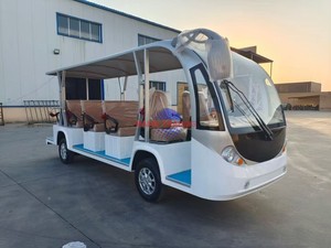 Nouvel Arrivage – Bus Électrique Touristique à Batterie, Modèle Ouvert, Haute Durabilité, Longue Portée, Capacité 8, 11, 14, 17, 23, 27 Passagers, à Vendre - Product Image 4