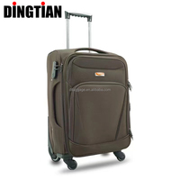 Valise en tissu de haute qualité, directement de l'usine, 20/24/28 pouces, vente en gros, durable, en nylon 1680D, pour les longs voyages