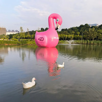 Canard gonflable géant de 3 m en PVC étanche jaune, mascotte de piscine, flotteur de dessin animé, pour fête