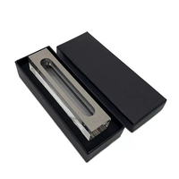 Étui Mezuzah transparent en acrylique-Lucite Design étanche Judiaca Gifts Modern Home Prosperity Decor Scroll Case