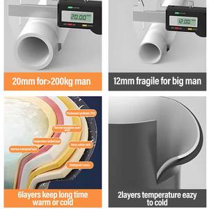 Precio de fábrica de alto volumen independiente plegable 70cm * 65cm bañera redonda de Pvc duradera bañeras portátiles para adultos y niños - Product Image 5