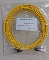 Cable de Fibra Óptica Monomodo de 2.0mm 3.0mm SC/LC/FC Personalizado LC/UPC-LC/APC Dúplex para Uso en Interiores 10G SFP con 5 Años de Garantía