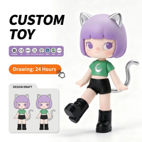 Fabricant de figurines d'action personnalisées ZXL, figurine de chat en plastique PVC, jouet de dessin animé, cadeau, décoration, OEM, objet de collection
