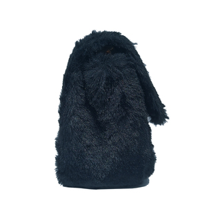 <span class=keywords><strong>Bolsos</strong></span> de mano negros de alta calidad para el día a día para mujer, <span class=keywords><strong>bolsos</strong></span> de lujo para mujer, sin logotipo, fury, pequeños - Product Image 3