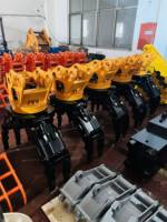 YANTAI WEIXIANG Grappin hydraulique pour bois avec rotation à 360° °   Rotation pour engins de construction de 6 à 9 tonnes