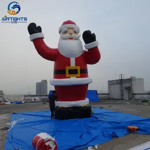 Quick Delivery High Quality Giant Inflatable Santa Claus Balloon for Christmas Decoration