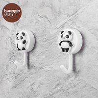 Estante de pared multifuncional Panda de gran venta para sala de estar y baño, bolsas de ropa, maceta, maceta, tela de plástico