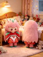 OEM ODM Poupée en peluche anime personnalisée, personnage de dessin animé sur mesure, jouet en peluche, mascotte personnalisée pour la promotion, coton écologique