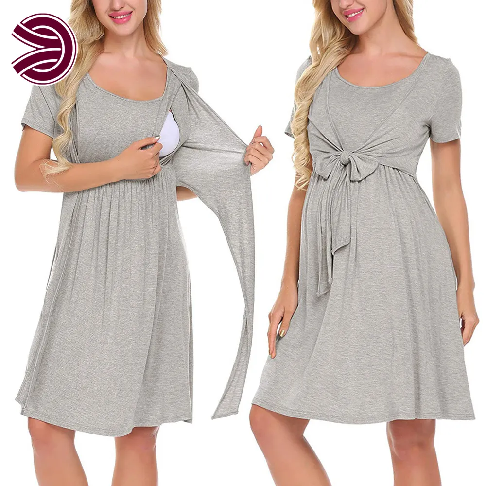 Oversized Ladies Loose Baggy Maternity Clothes Plus Size Dress For Pregnant Women