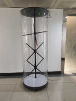 Projecteur Holographique 3D Cylindrique Solution de Raccordement Humain 60cm 1x3 Ventilateur Holographique Capsule Holographique 3D