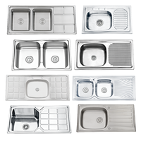 Évier de cuisine intelligent encastrable professionnel personnalisé en acier inoxydable 304 épaissi avec égouttoir